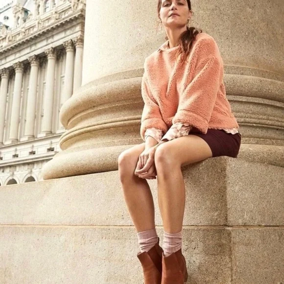 Madewell Fuzzy Shirt - Picture 1 of 11